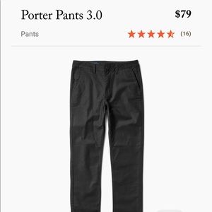 NWT Roark Porter Chino Pant